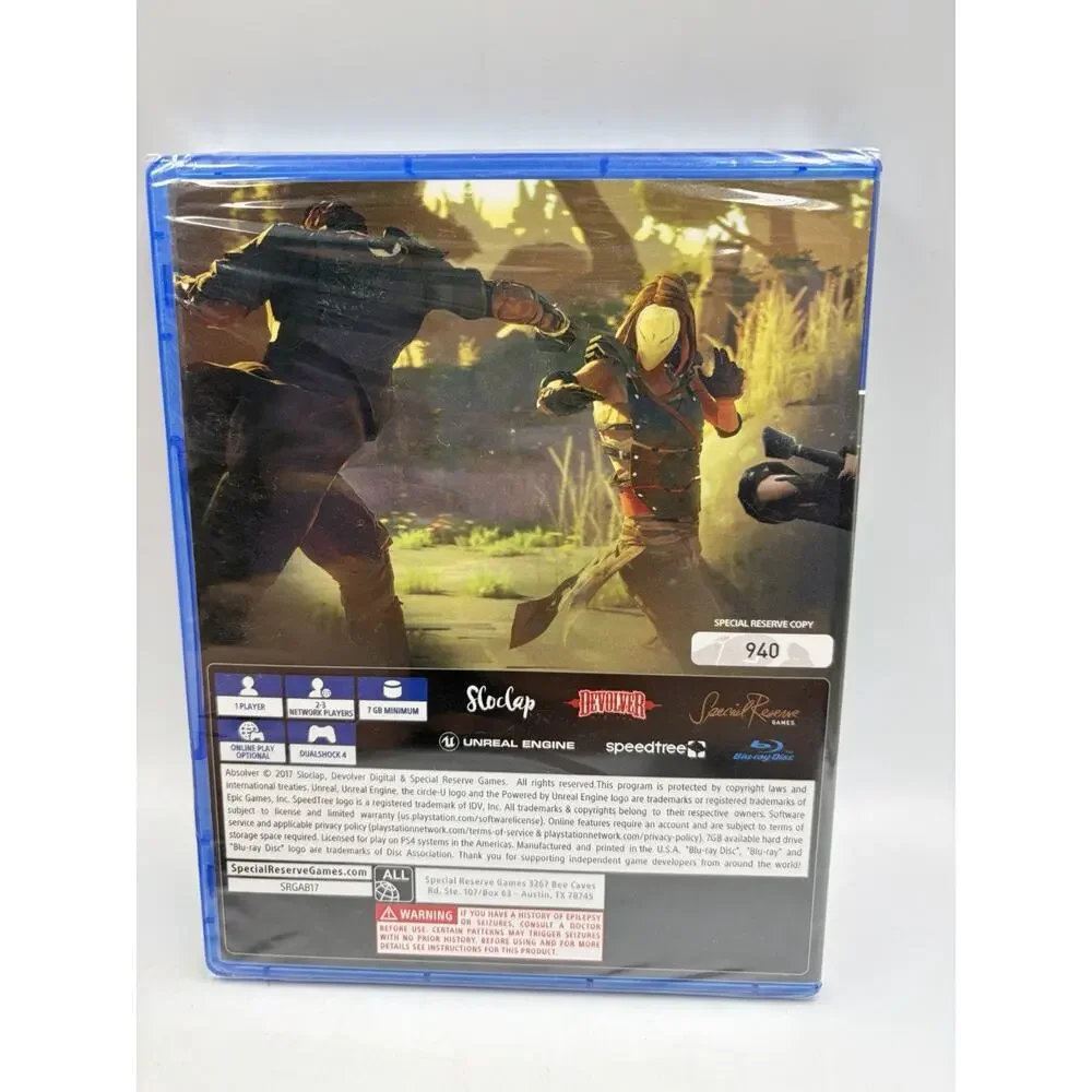 Absolver Sony PlayStation 4 Brand New Sealed